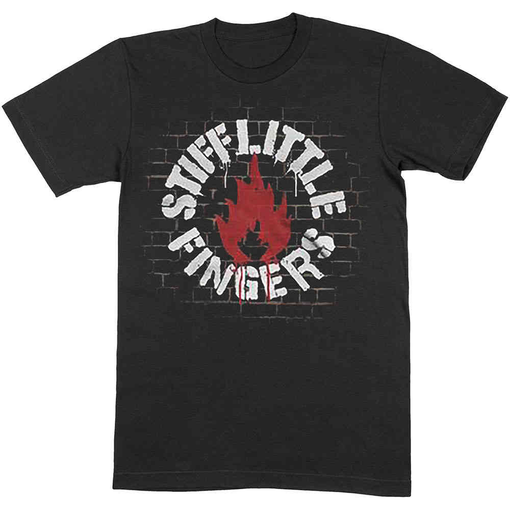 Stiff Little Fingers - Wall Tshirt Homme - Noir